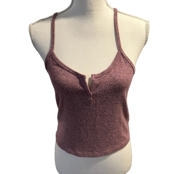 {Express} Jersey Cropped Top - Picture 1 of 3